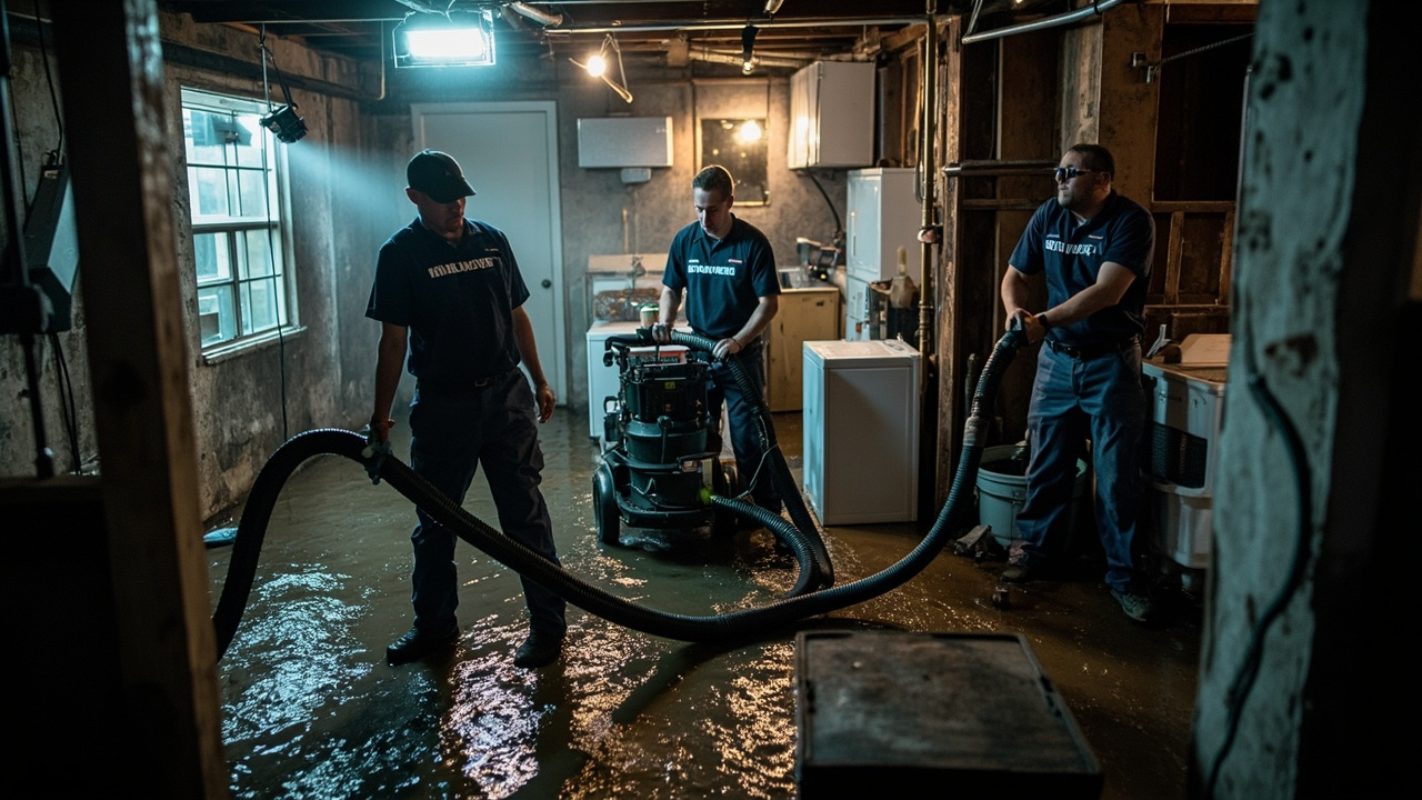 Basement Flooding Pump-Out in Nashville – Immediate Dispatch, 24/7 Emergency Water Extraction