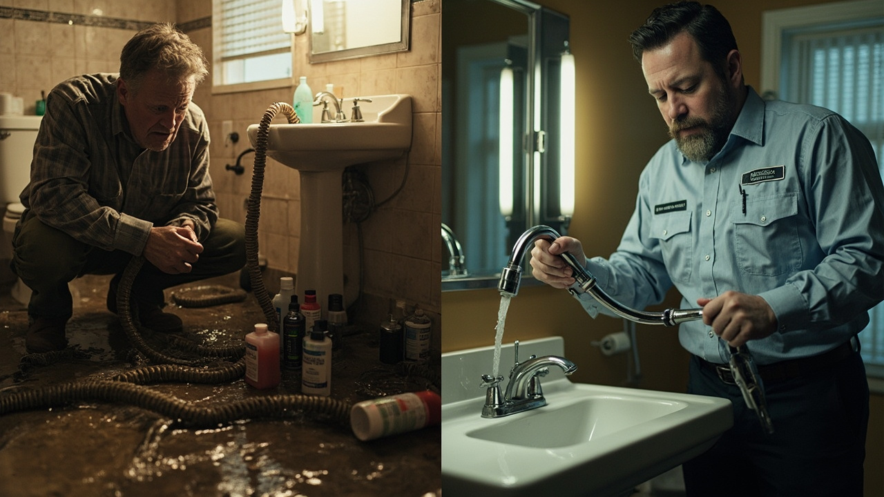 How Professionals Clear Drains Differently Than DIY Methods