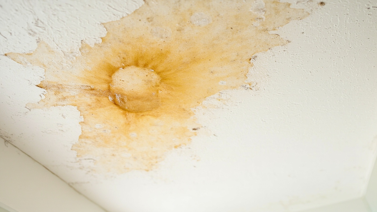 What Those Brown Spots on Your Ceiling Actually Mean