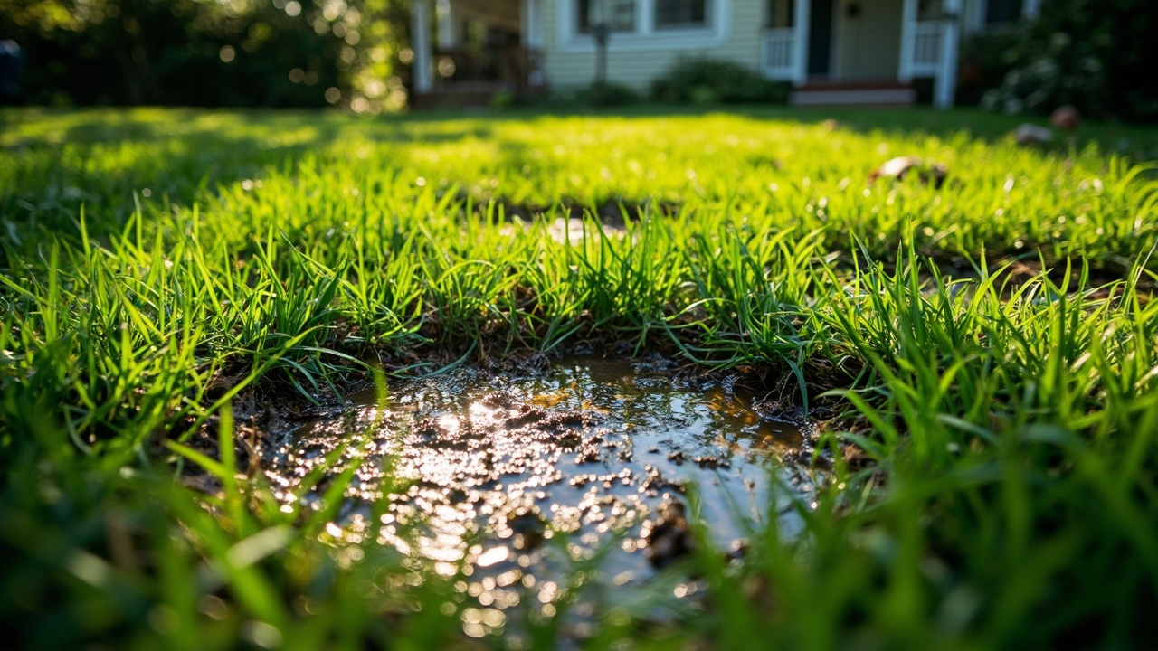 Wet Spots in Yard Nashville – Expert Diagnosis and Permanent Underground Leak Repair