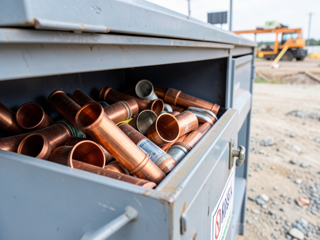 Keeping Your North Nashville Construction Site Safe from Copper Pipe Theft
